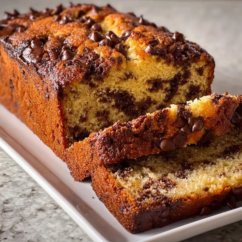 Irresistible Super Moist Chocolate Chip Banana Bread Recipe - Recipe Image