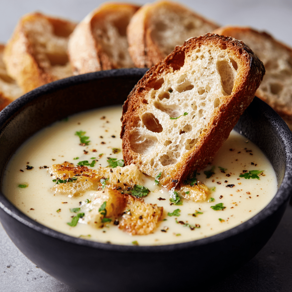 Country French Garlic Soup Recipe - Recipe Image