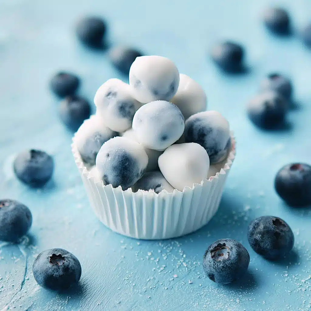 Quick Frozen Greek Yogurt Blueberry Bites Recipe - Recipe Image