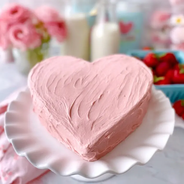 Strawberry Sweetheart Brownies Recipe