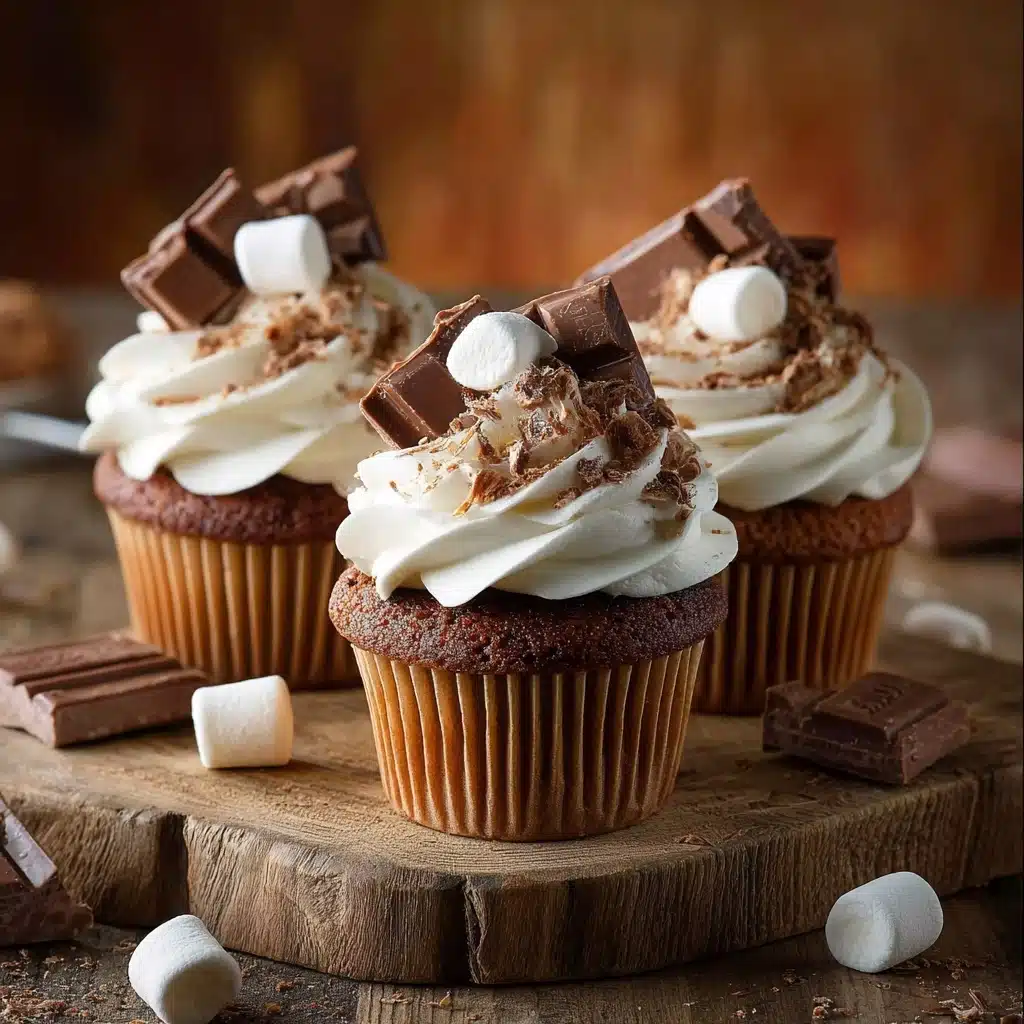 S’mores Cupcakes Recipe - Recipe Image