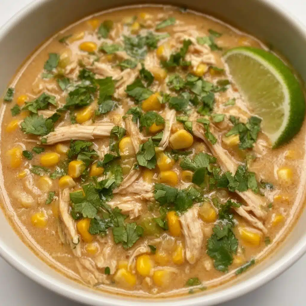Slow Cooker Creamy White Chicken Chili: 5 Steps to Comfort Recipe - Recipe Image