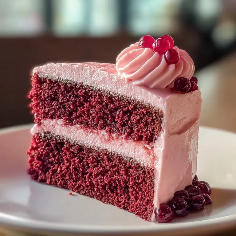 Mother's Day Pink Velvet Cake Recipe