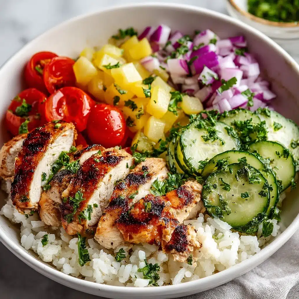 Healthy Greek Chicken Bowls Recipe - Recipe Image
