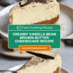 Vanilla Bean Brown Butter Cheesecake Recipe