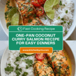 One-Pan Coconut Curry Salmon with Garlic Butter Recipe