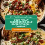 Philly Cheesesteak Soup: The Ultimate Comfort Food Recipe
