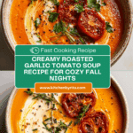 Creamy Roasted Garlic Tomato Soup Recipe