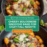 Cheesy Bolognese Gnocchi Bake Recipe