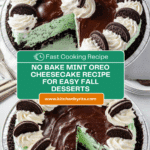 No Bake Mint Cheesecake Recipe