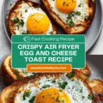Air Fryer Egg and Cheese Toast Recipe