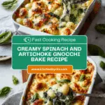 Spinach and Artichoke Gnocchi Bake: A Creamy One-Pan Wonder Recipe