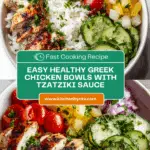 Healthy Greek Chicken Bowls Recipe