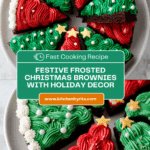 Frosted Christmas Brownies Recipe