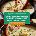 Country French Garlic Soup Recipe