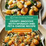 Crispy Gnocchi With Spinach And Feta Recipe