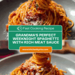 Grandma’s Famous Weeknight Spaghetti Recipe