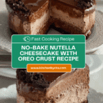 No bake Nutella cheesecake Recipe