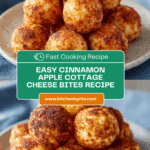 Cinnamon Apple Cottage Cheese Bites Recipe