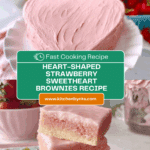 Strawberry Sweetheart Brownies Recipe
