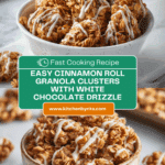 Easy Cinnamon Roll Granola Clusters (Vegan) Recipe