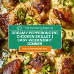Creamy Pepperoncini Chicken Skillet Recipe – Quick & Easy Recipe