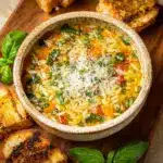 Mediterranean Orzo Soup Recipe