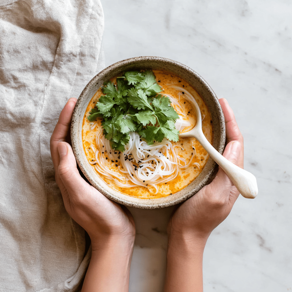 Northern-Style Thai Coconut Soup Recipe - Recipe Image