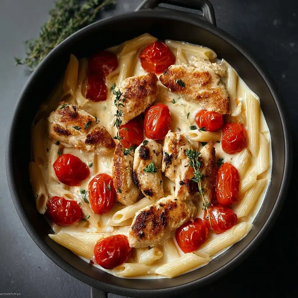 Chicken Mozzarella Pasta Recipe - Recipe Image