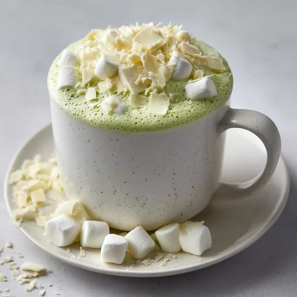 Matcha White Hot Chocolate Recipe - Recipe Image