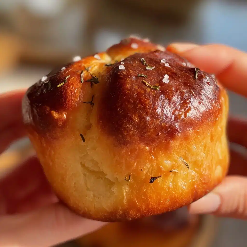 Rosemary Garlic Focaccia Muffins Recipe