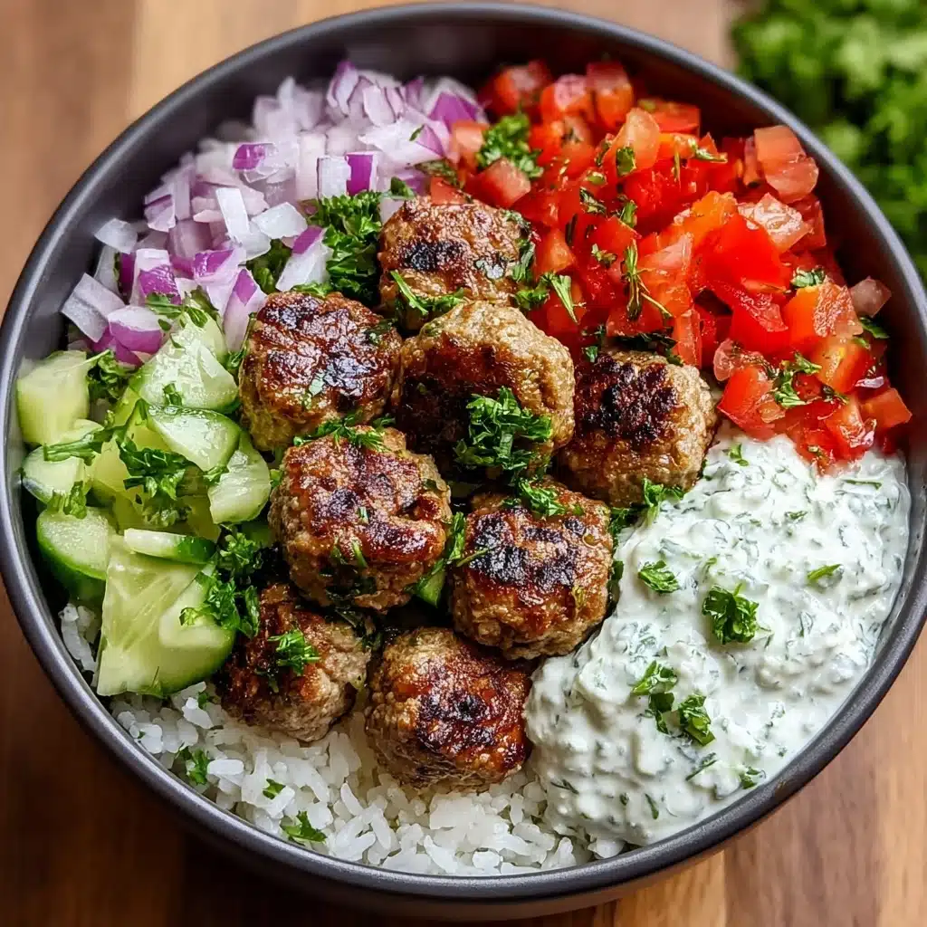 Greek Meatball Bowl Recipe - Recipe Image