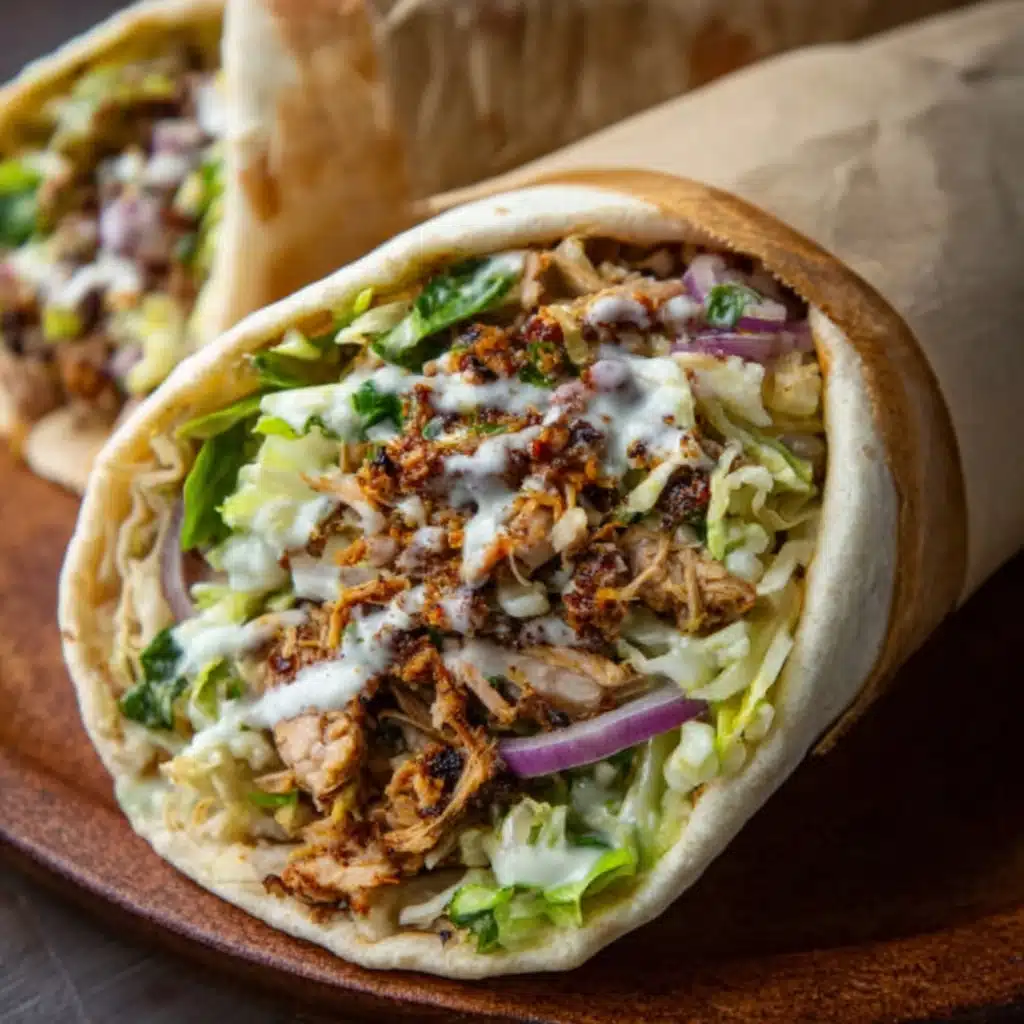 Crispy Shredded Za’atar Tofu Cabbage Wraps Recipe