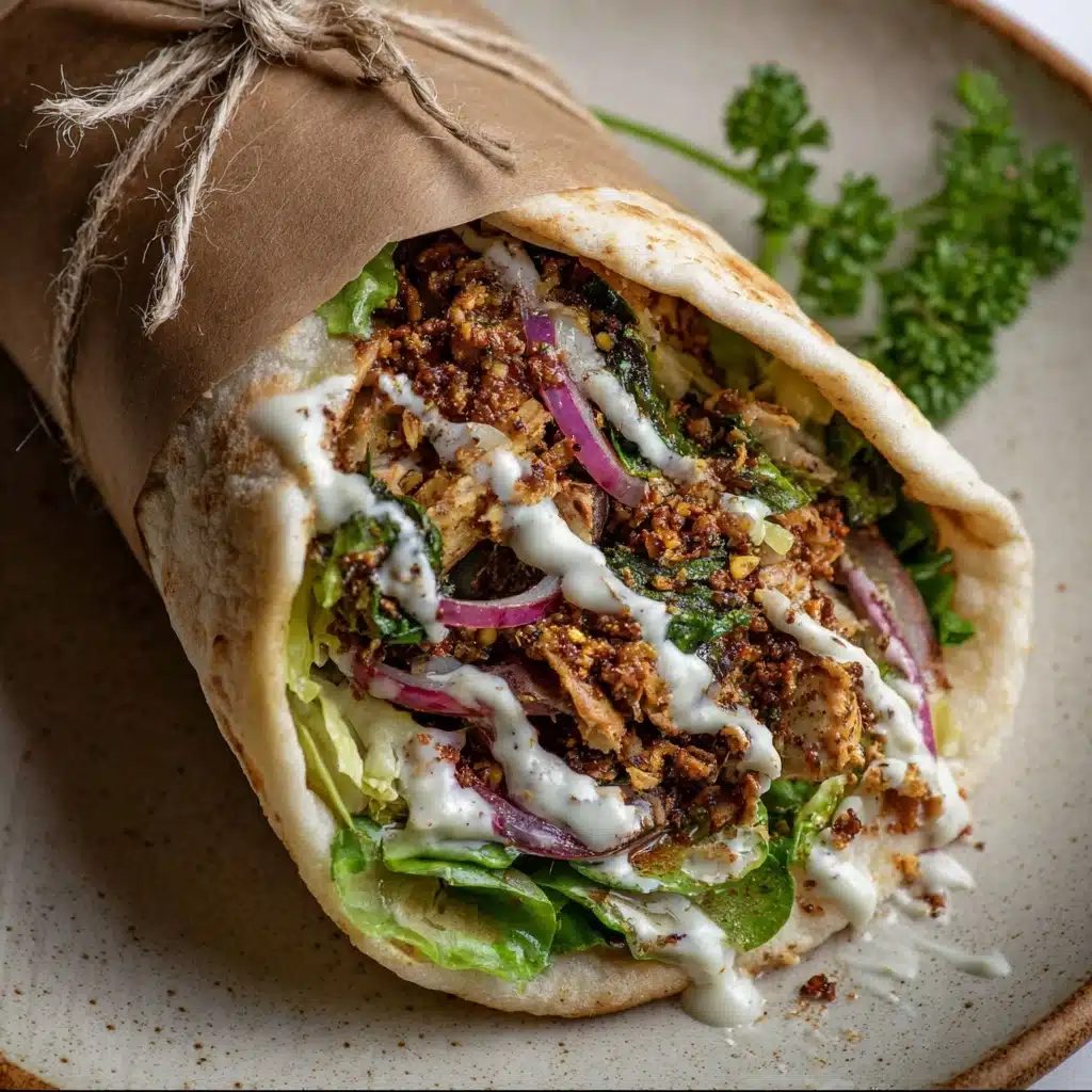 Crispy Shredded Za’atar Tofu Cabbage Wraps Recipe - Recipe Image