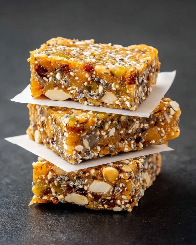 No-Bake Apricot Chia Bars Recipe