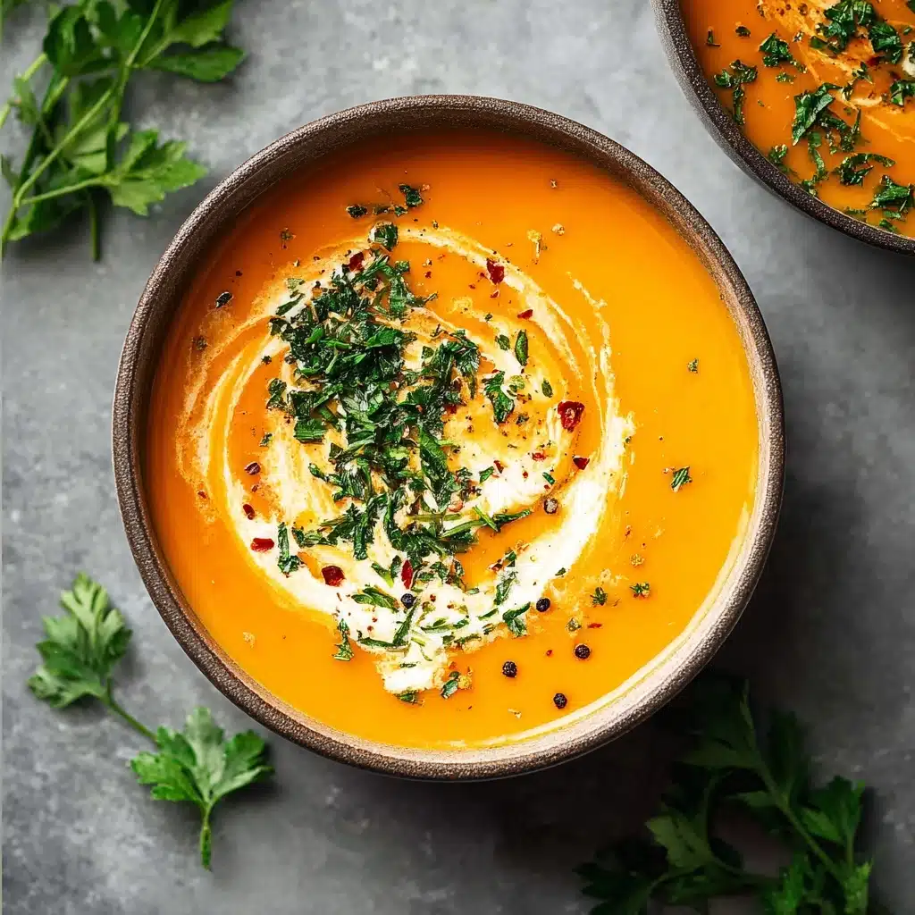 Easy Butternut Squash and Sweet Potato Soup Recipe