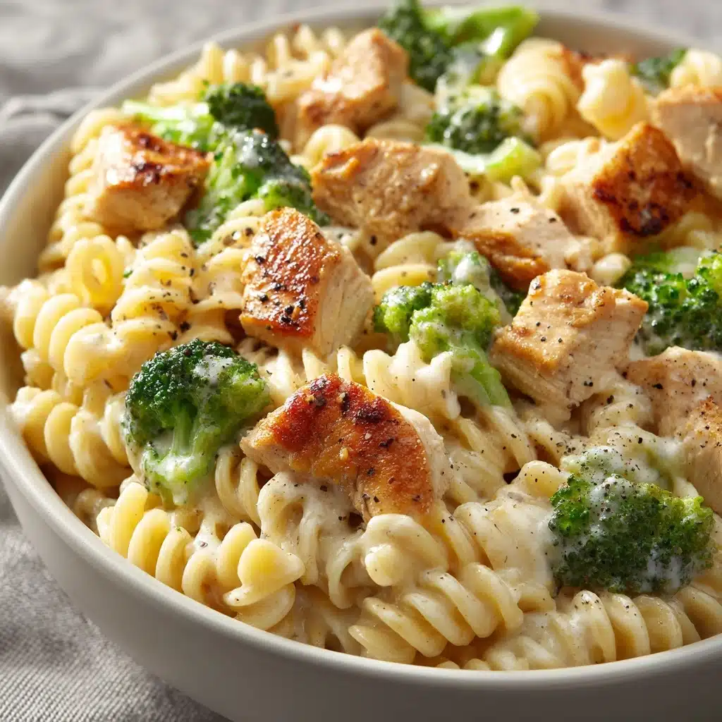 Creamy Rotisserie Chicken Broccoli Pasta Recipe