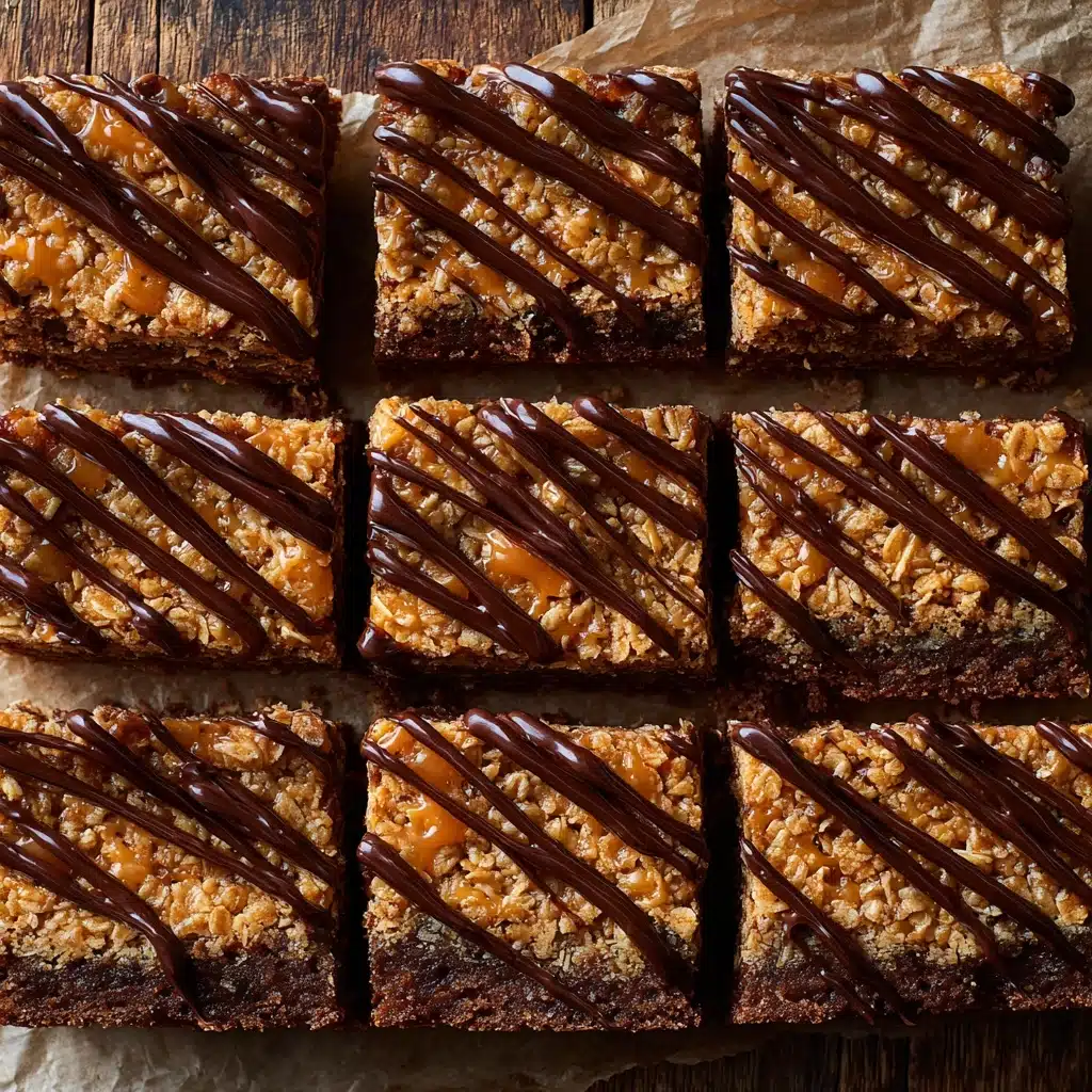 Easy Banana Peanut Butter Oatmeal Bars Recipe - Recipe Image