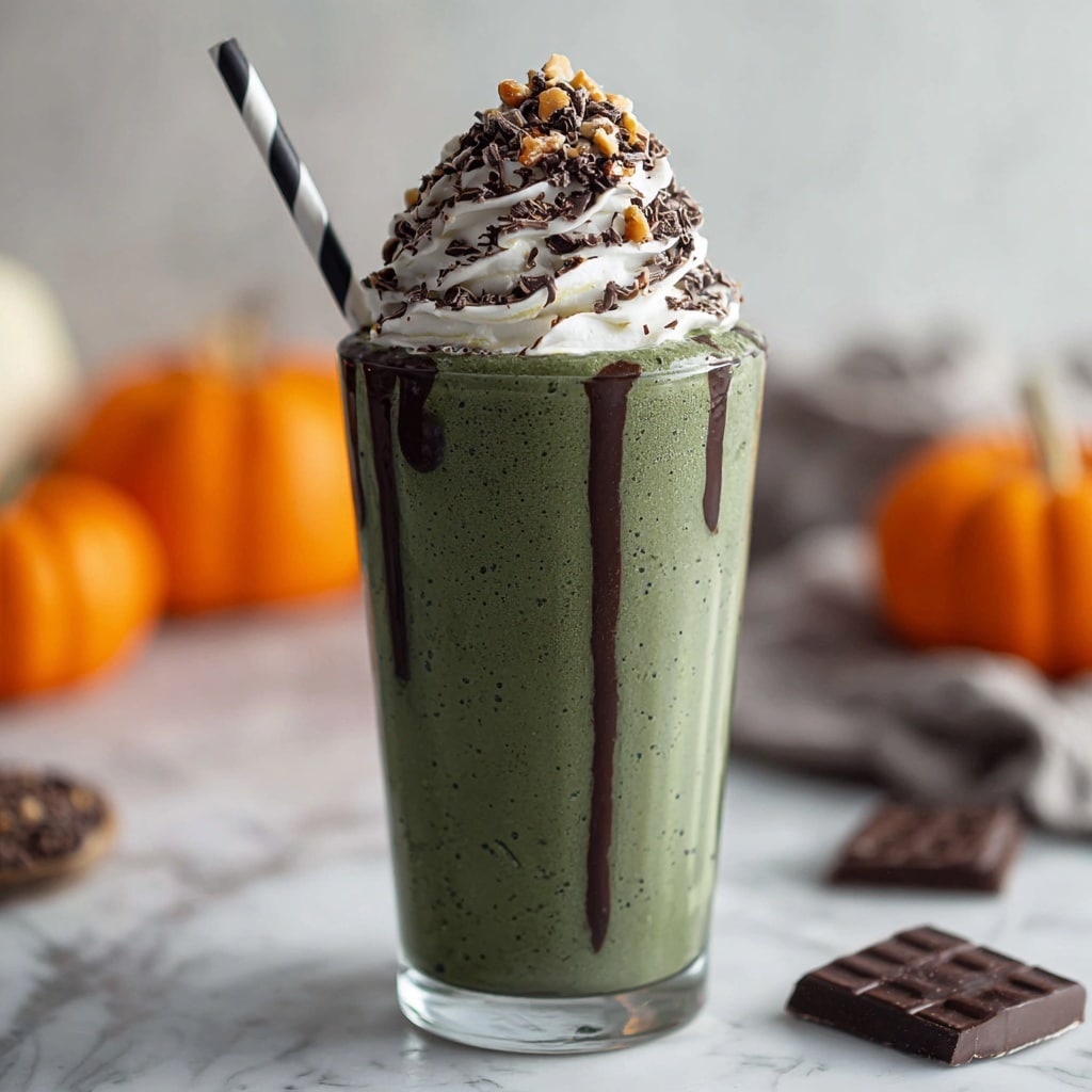 Witch’s Brew Mint Chocolate Milkshake Recipe