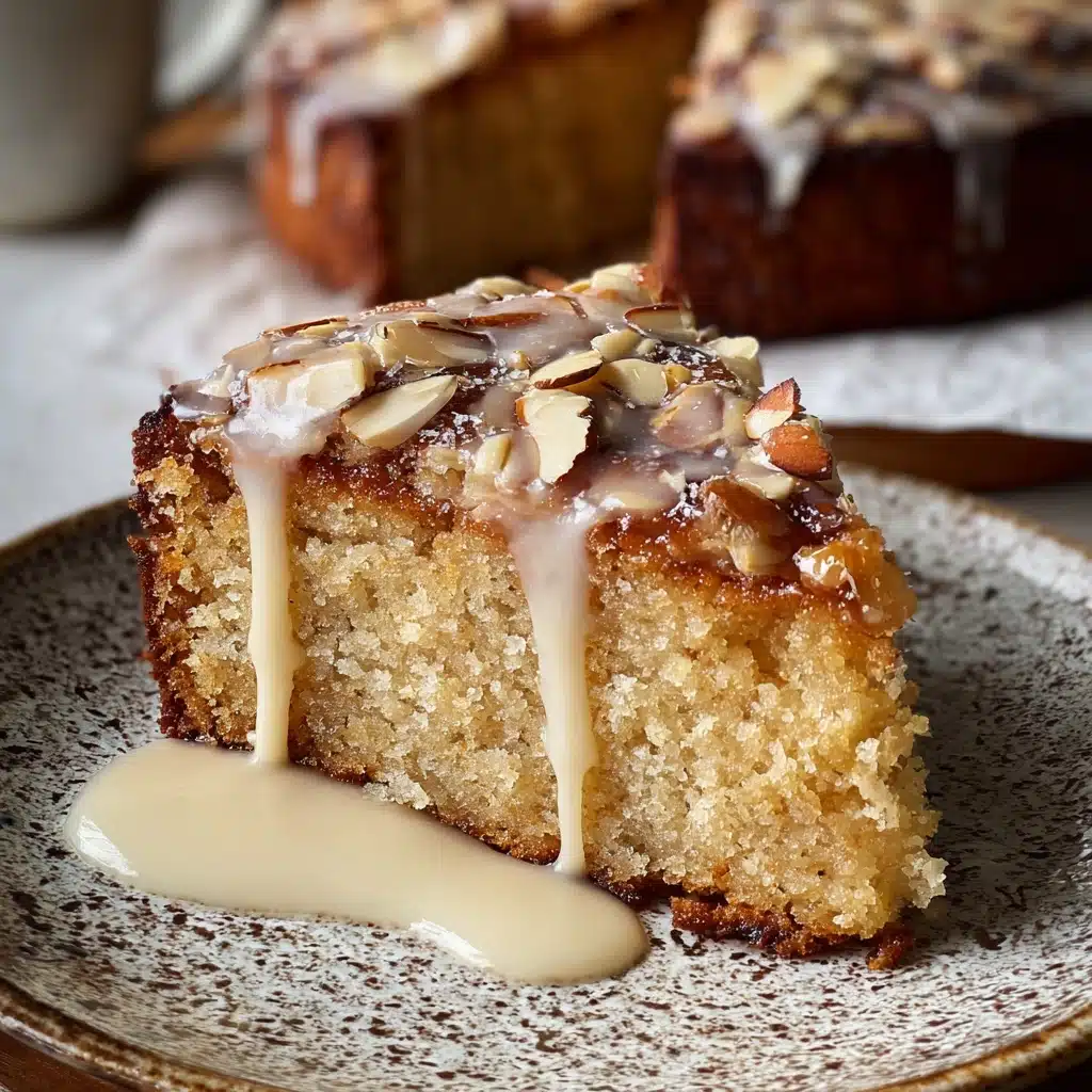 Brown Butter Almond Croissant Banana Cake Recipe
