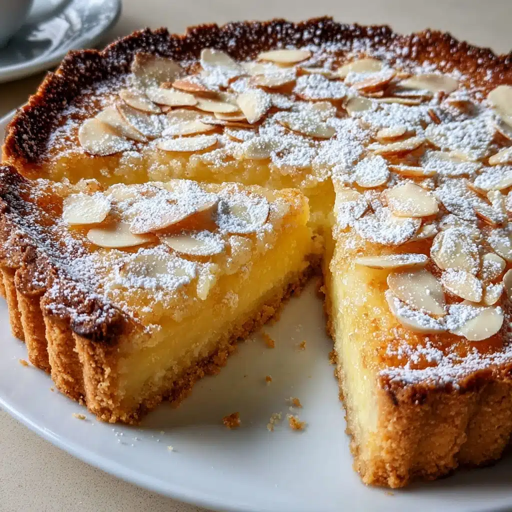 Italian Ricotta Almond Tar Recipe - Recipe Image