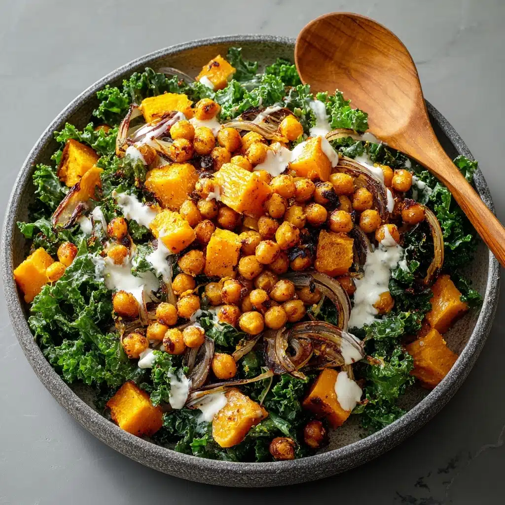 Cinnamon Roasted Chickpea & Butternut Squash Salad Recipe - Recipe Image