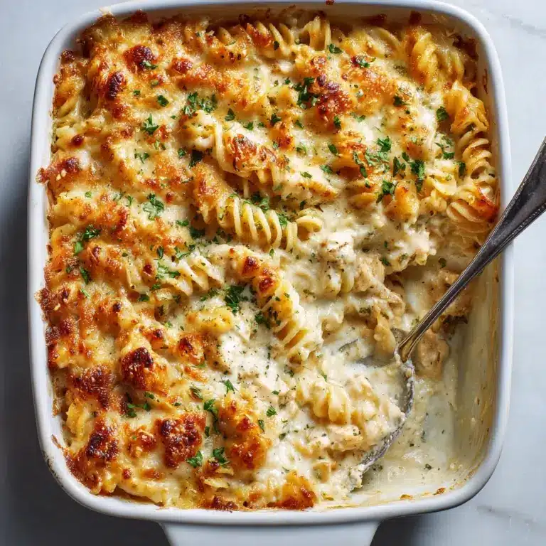 Garlic Parmesan Chicken Pasta Bake Recipe