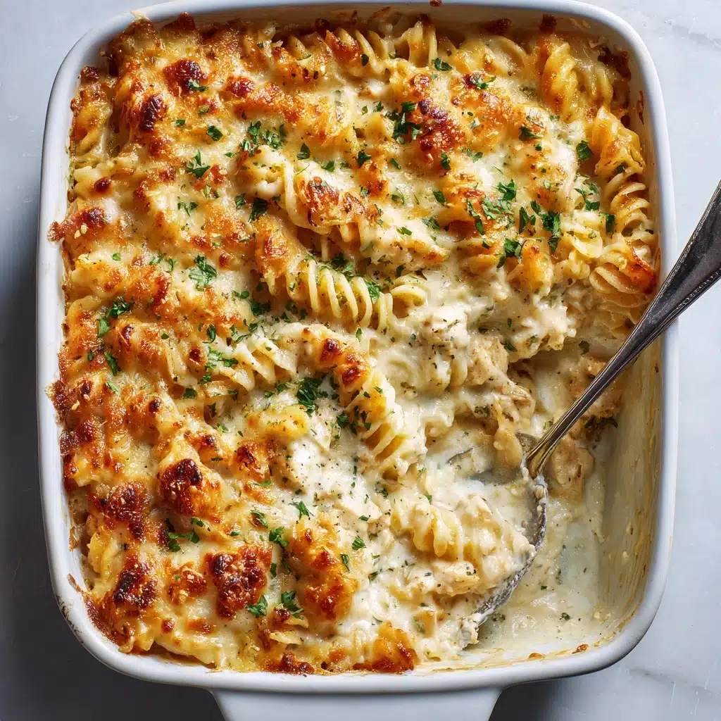 Garlic Parmesan Chicken Pasta Bake Recipe