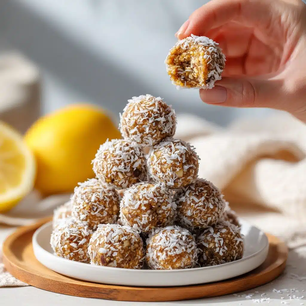Easy Lemon Bliss Balls Recipe - Recipe Image