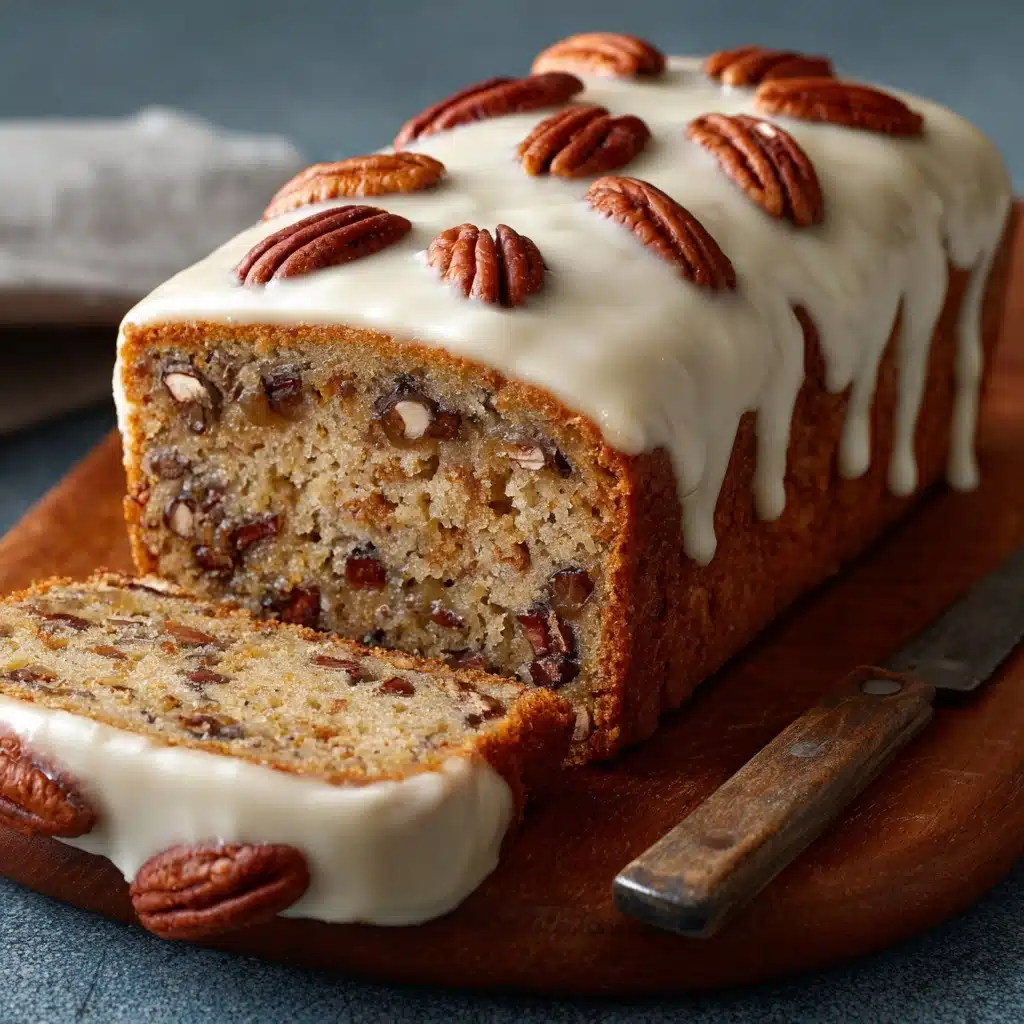 Butter Pecan Cake Loaf with Cream Cheese Icing! Recipe - Recipe Image