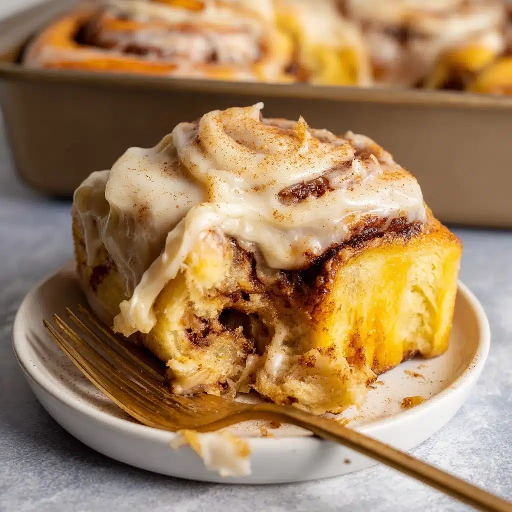 Brown Butter Pumpkin Cinnamon Rolls Recipe - Recipe Image