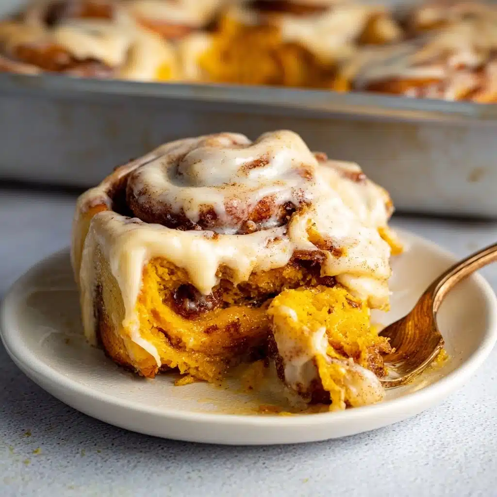 Brown Butter Pumpkin Cinnamon Rolls Recipe - Recipe Image