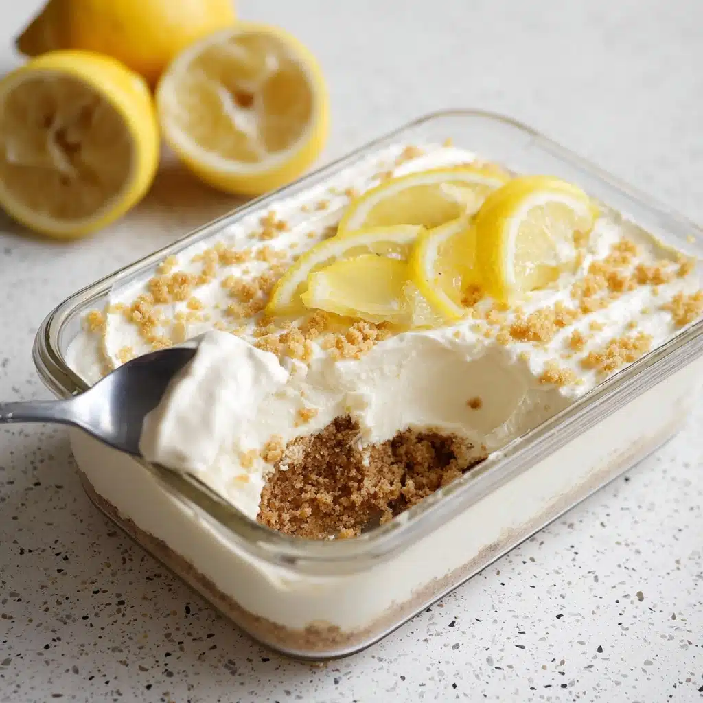 Lemon Cheesecake Overnight Oats Recipe - Recipe Image