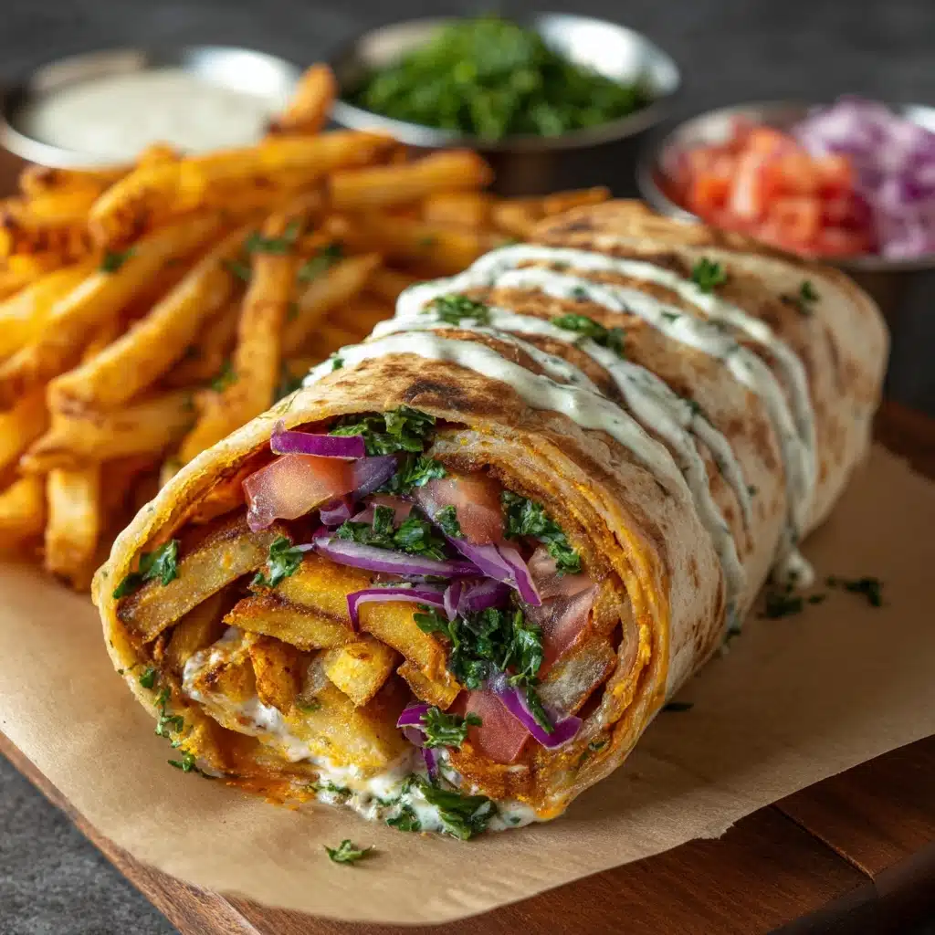 Chicken Shawarma Wrap Recipe - Recipe Image